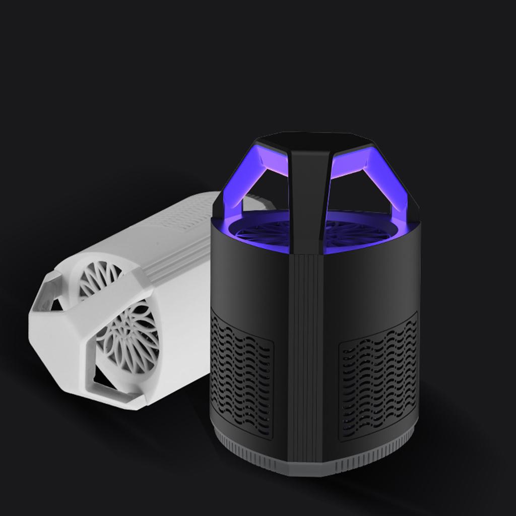 1pc USB Electric Insect Trap Fruit Fly Mosquito Killer with UV Light Bedroom black