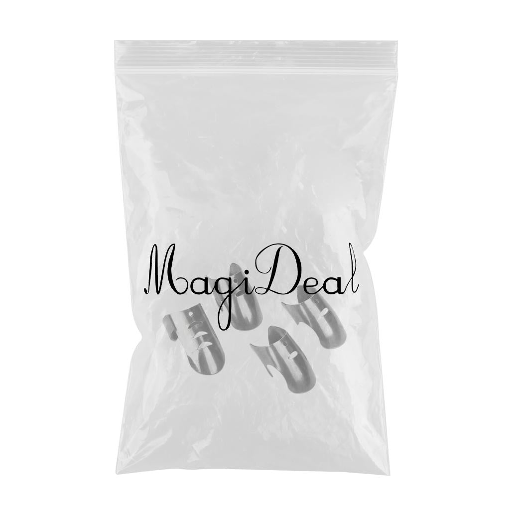 4 PCS Cooking Slicing Chopping Finger Hand Protector Guard Sleeves Tool