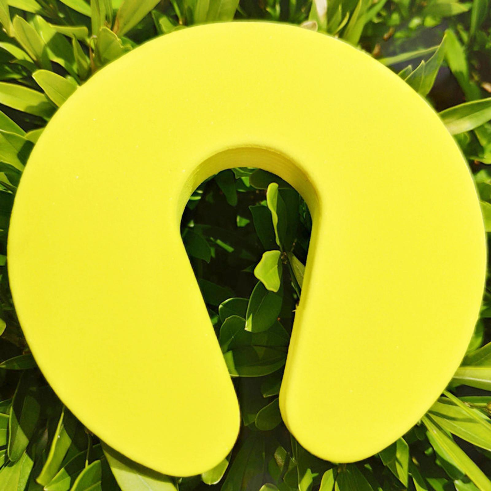 Soft EVA Door Stopper Finger Pinch Guard Baby Safety Security Sleek Design yellow