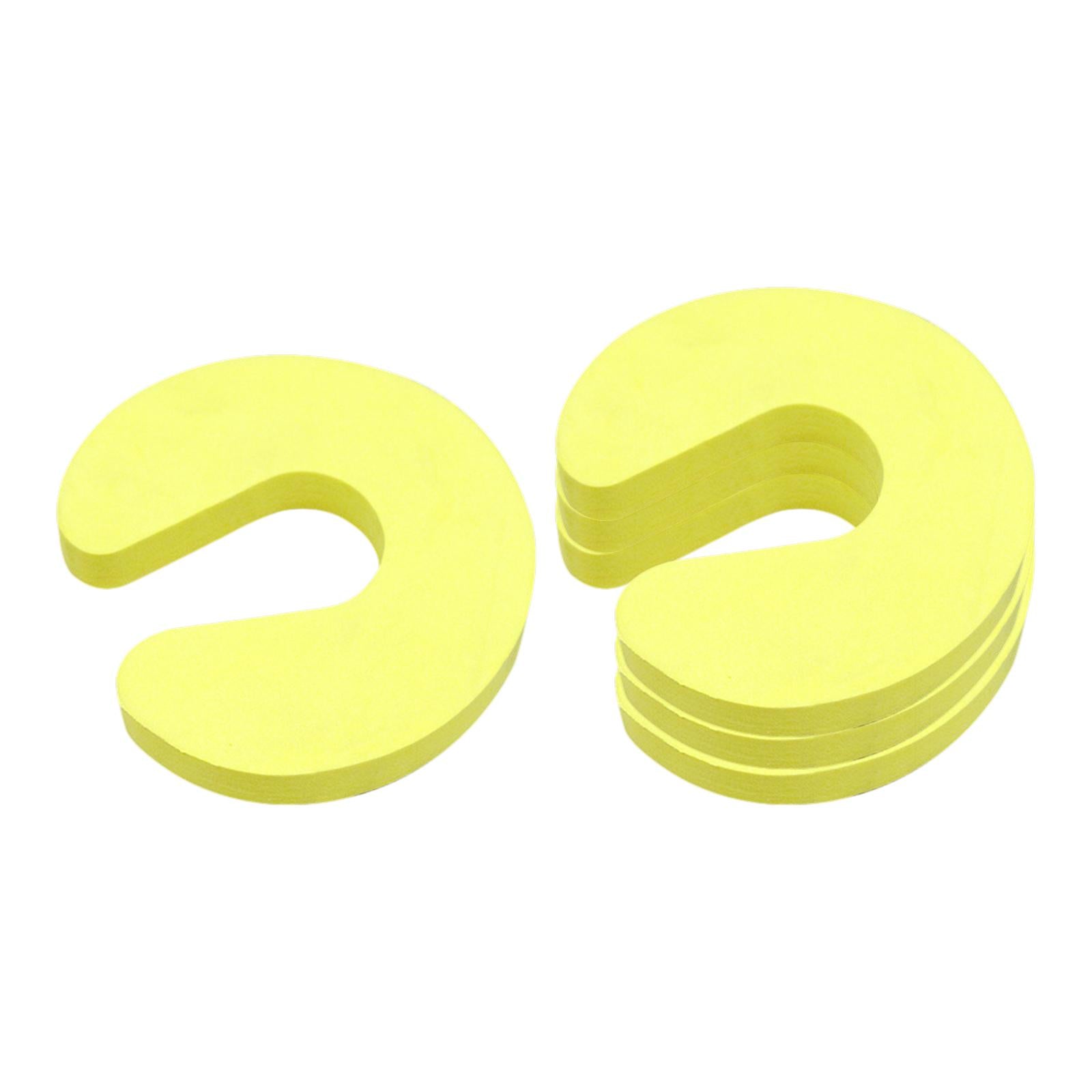 Soft EVA Door Stopper Finger Pinch Guard Baby Safety Security Sleek Design yellow