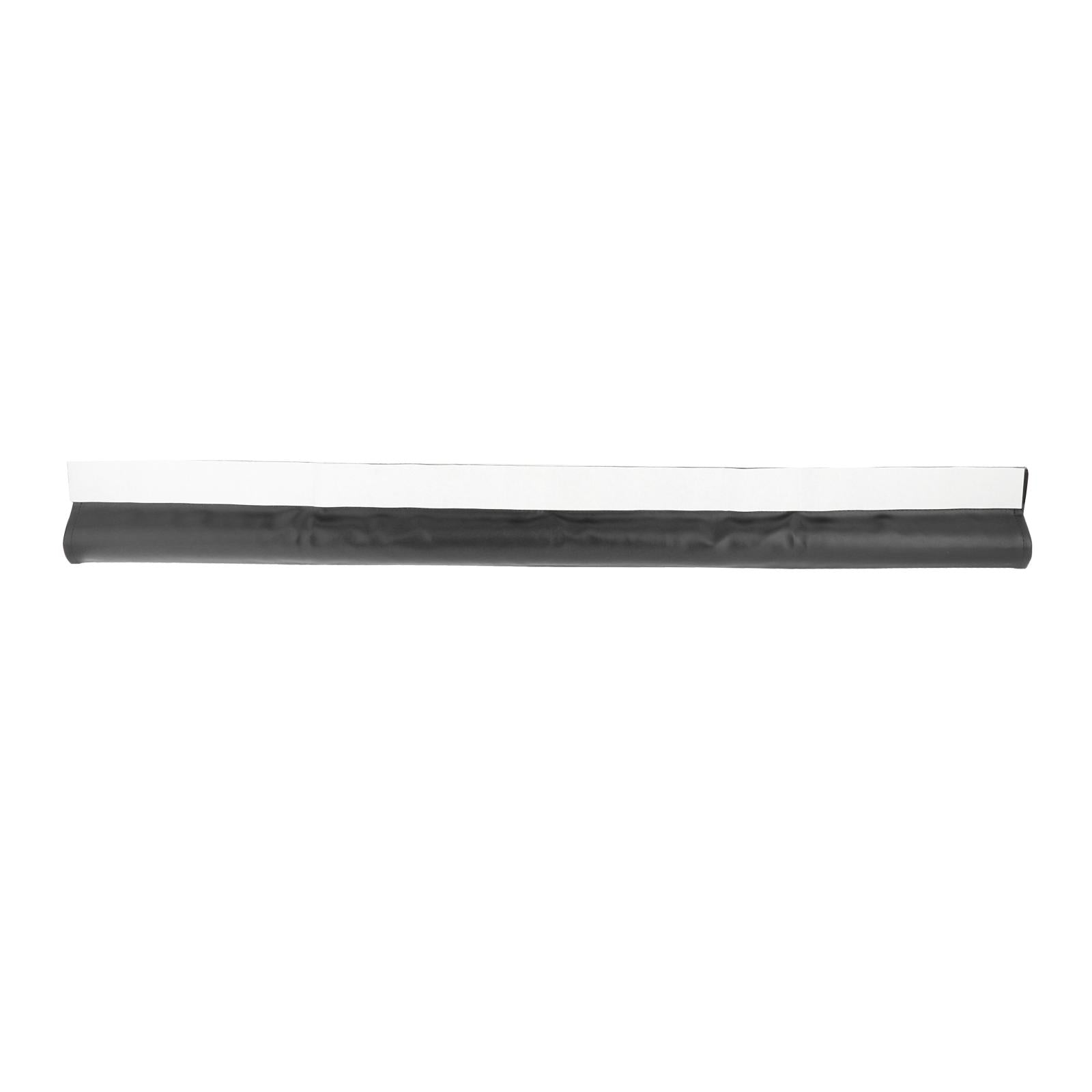Door Seal Strip Self Adhesive Under Door Sweep Leather Black