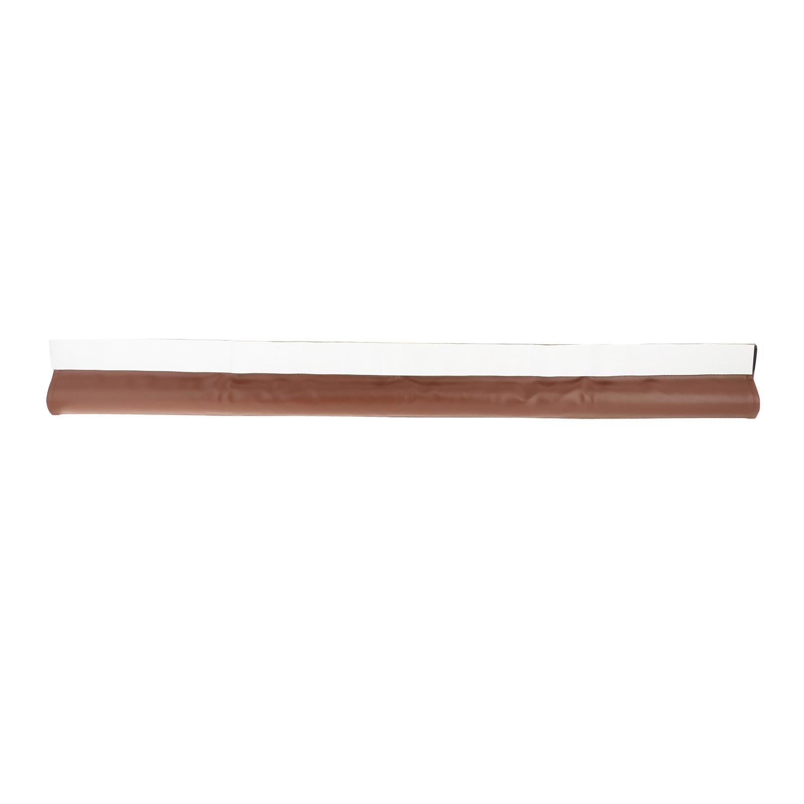 Door Seal Strip Self Adhesive Under Door Sweep Leather Brown