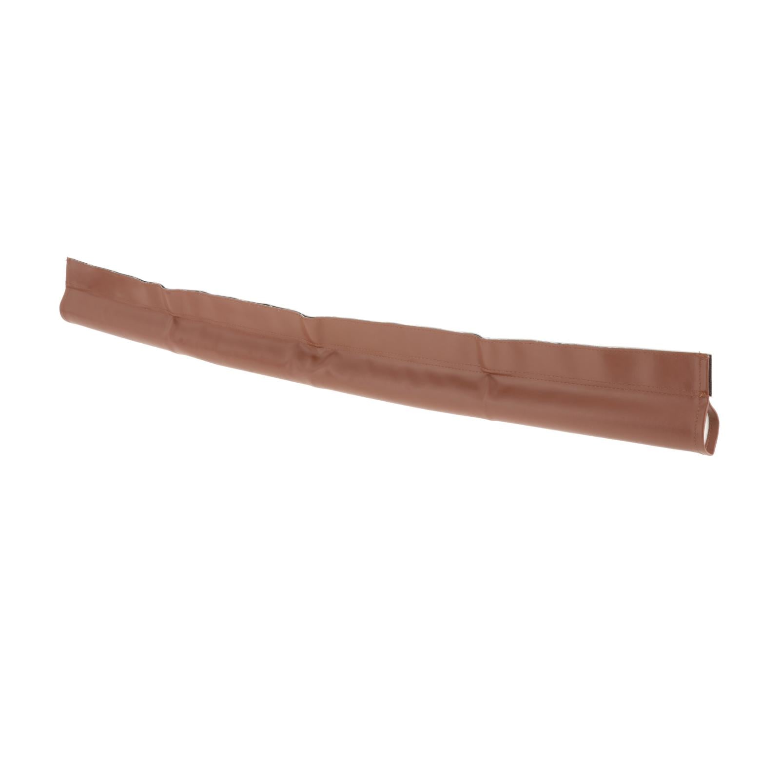 Door Seal Strip Self Adhesive Under Door Sweep Leather Brown