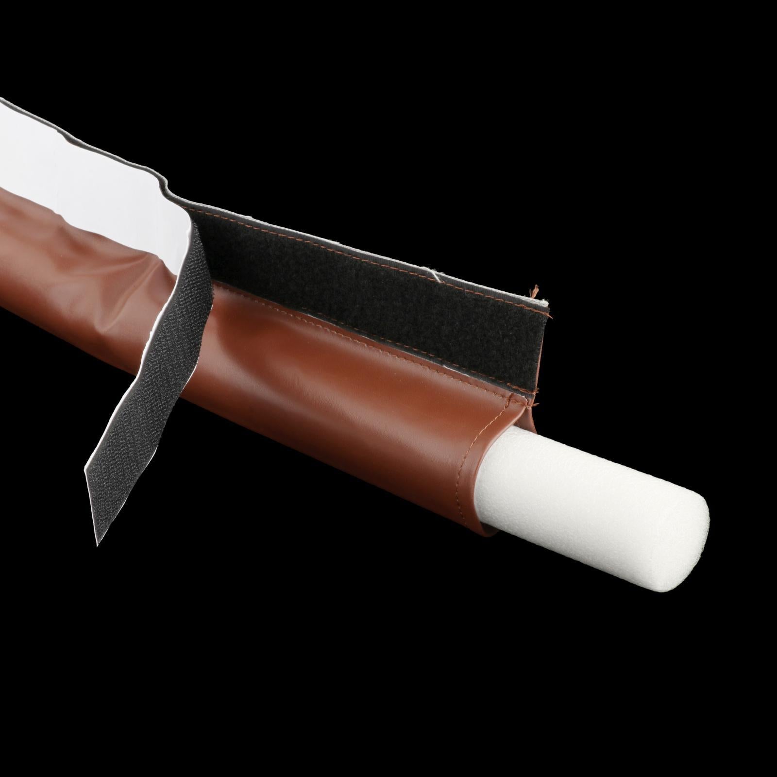 Door Seal Strip Self Adhesive Under Door Sweep Leather Brown