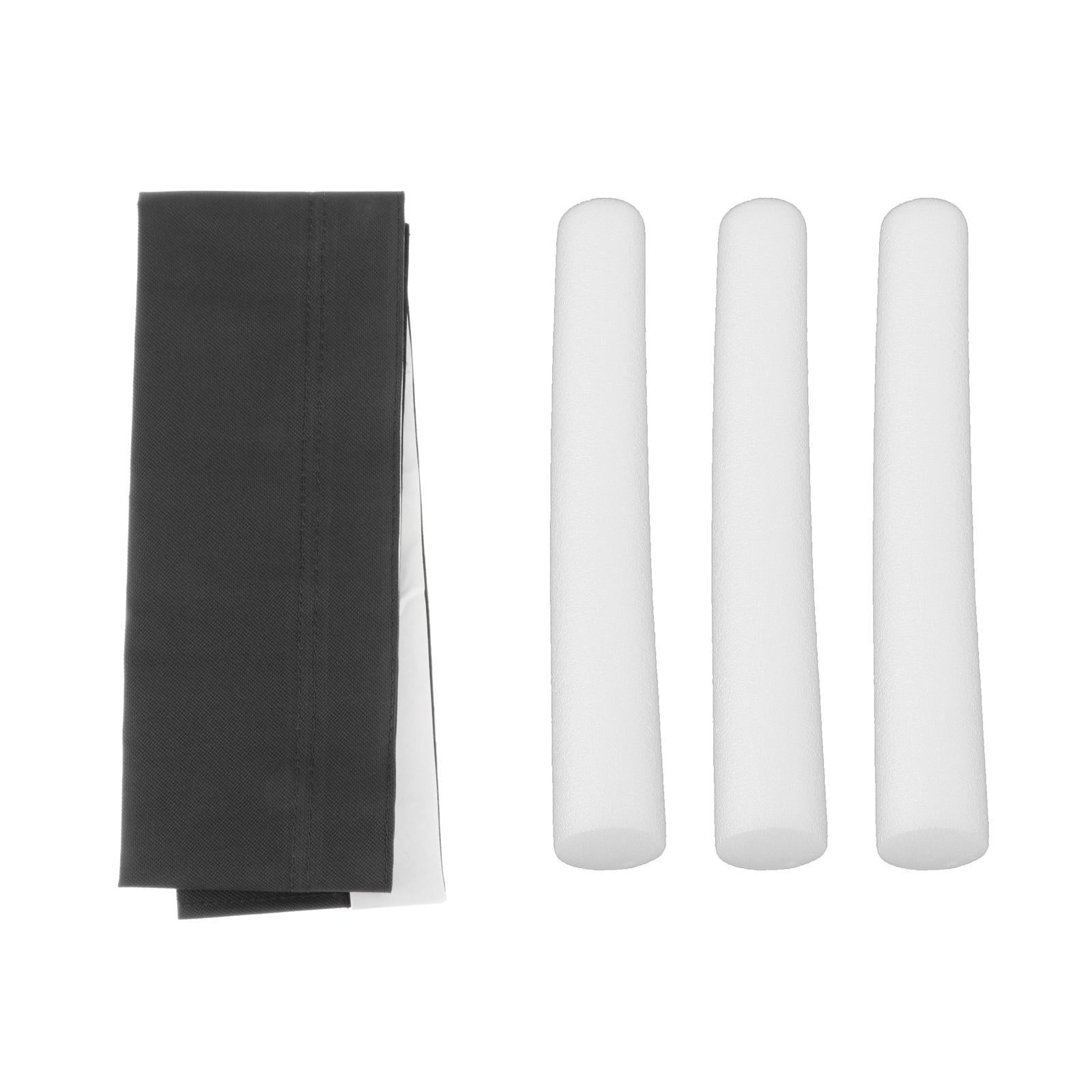 Door Seal Strip Self Adhesive Under Door Sweep Oxford Fabric Black