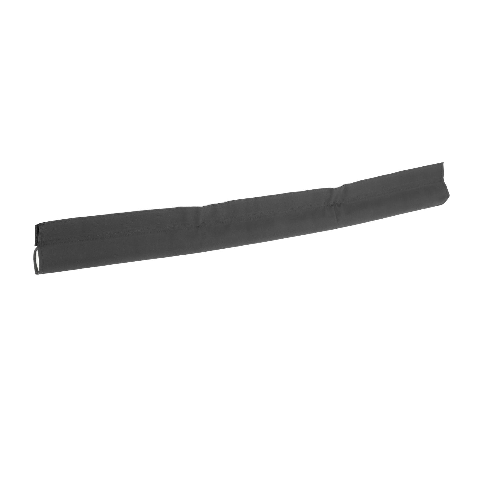 Door Seal Strip Self Adhesive Under Door Sweep Oxford Fabric Black