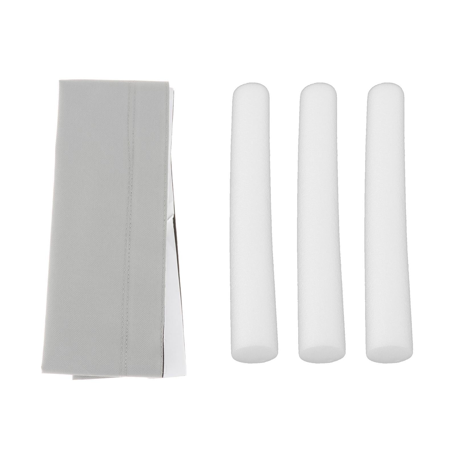 Door Seal Strip Self Adhesive Under Door Sweep Oxford Fabric Gray