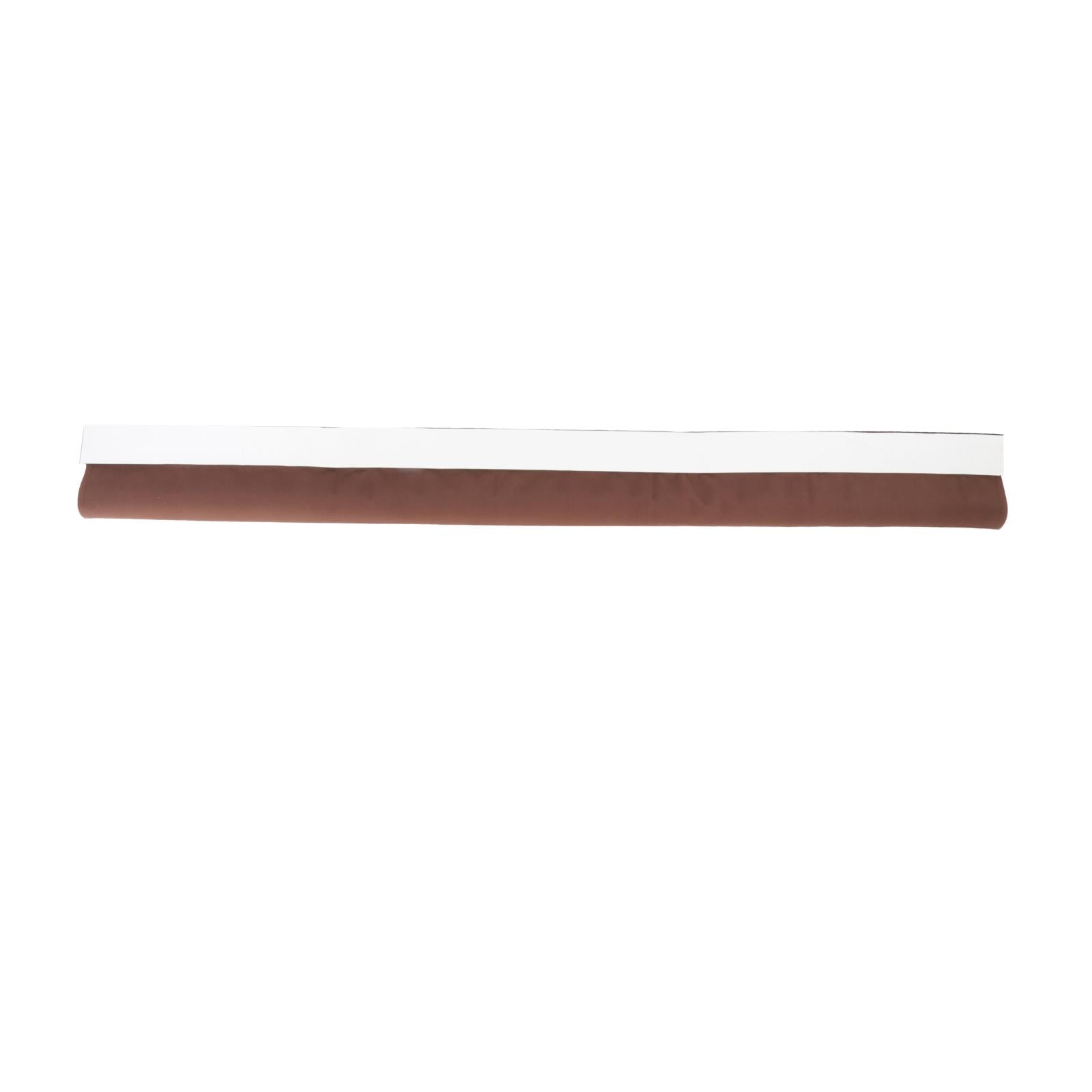 Door Seal Strip Self Adhesive Under Door Sweep Oxford Fabric Coffee
