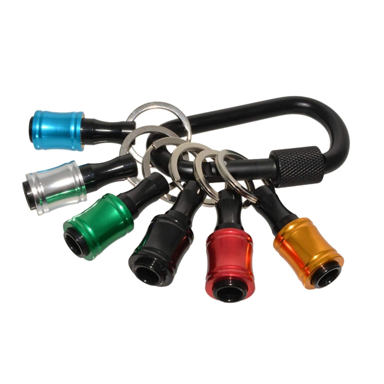 Hex Screwdriver Bits Holder Extension Rod Adapter Bit Holder Easy Change 6pcs and holder