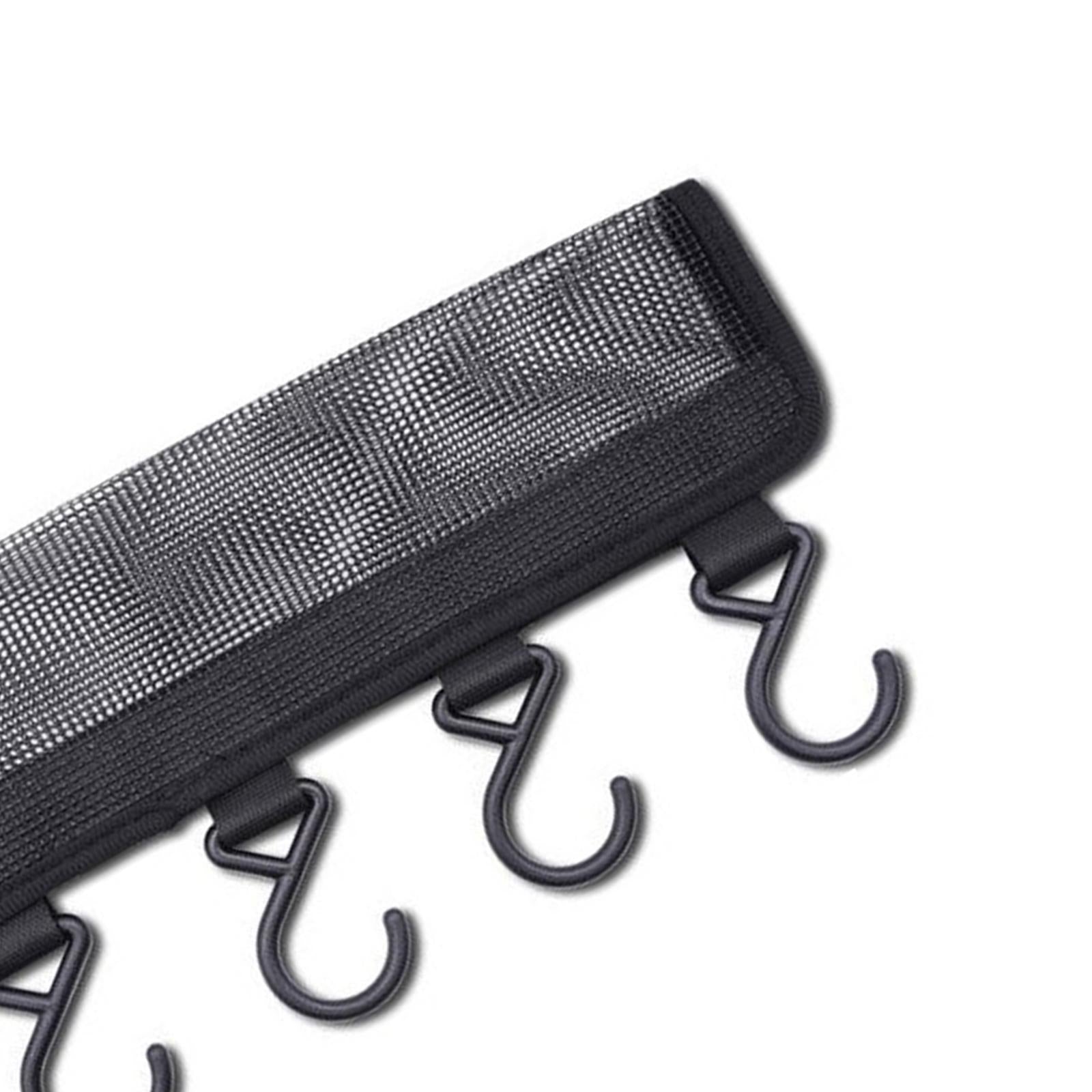 Sock Dryer for Underwear Lingerie Baby Clothes Plastic Drying Rack 5 Black Hooks