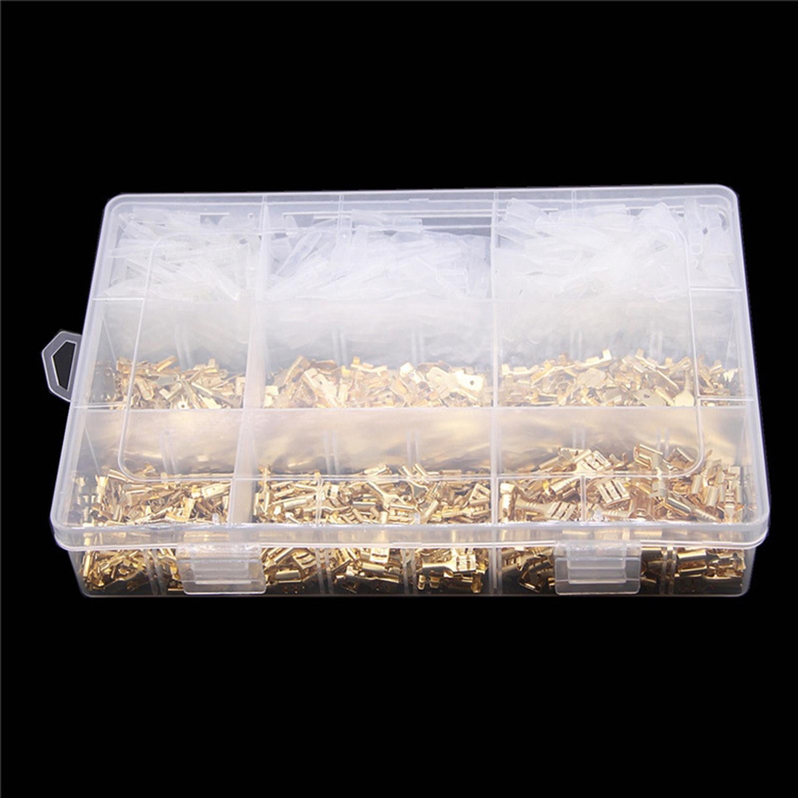 900x 2.8/4.8/6.3mm Insulated Wire Crimp Sheath Plug Insert Quick Terminal