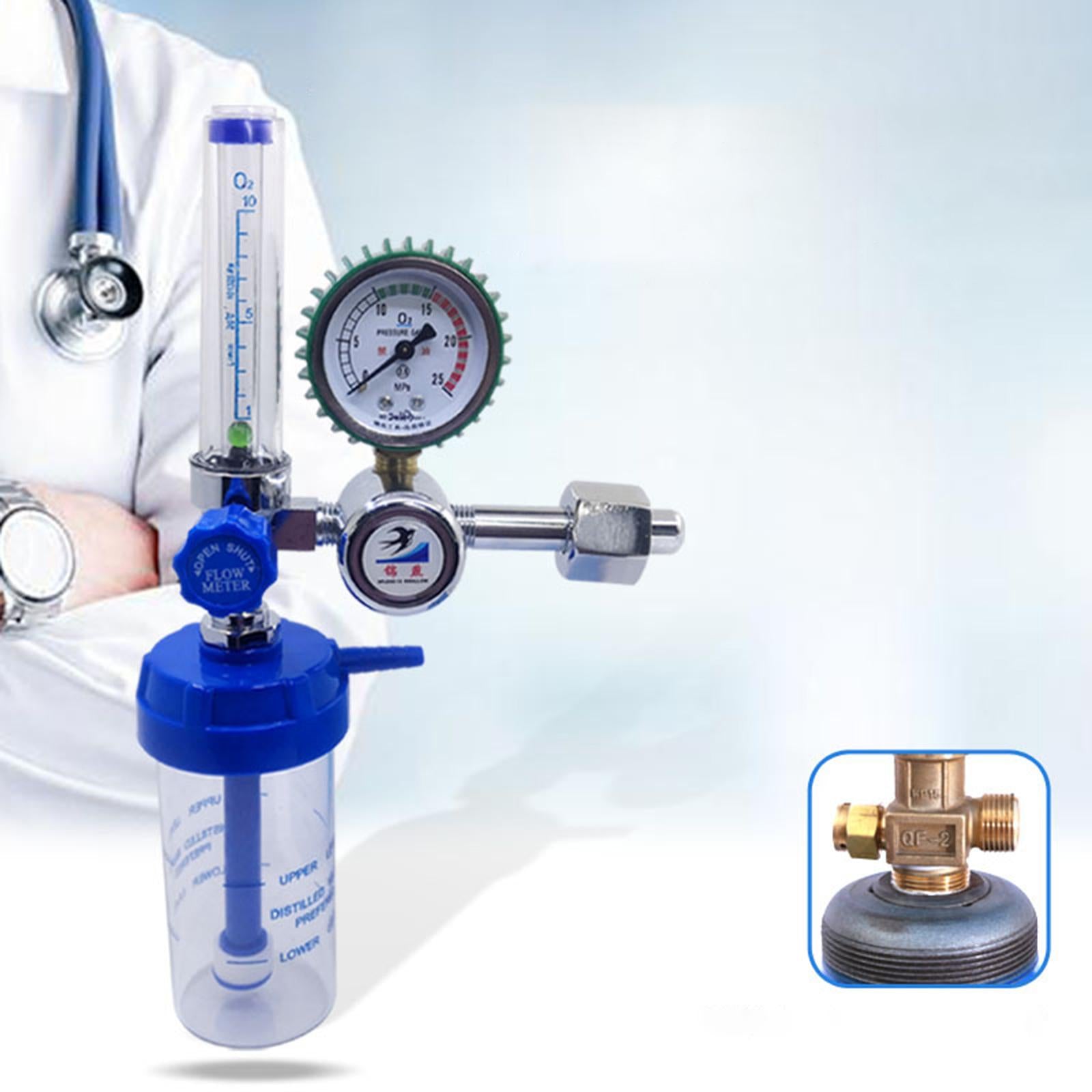 Buoy Type Oxygen Pressure Regulator Flowmeter Gas Flow Meter Inhalator