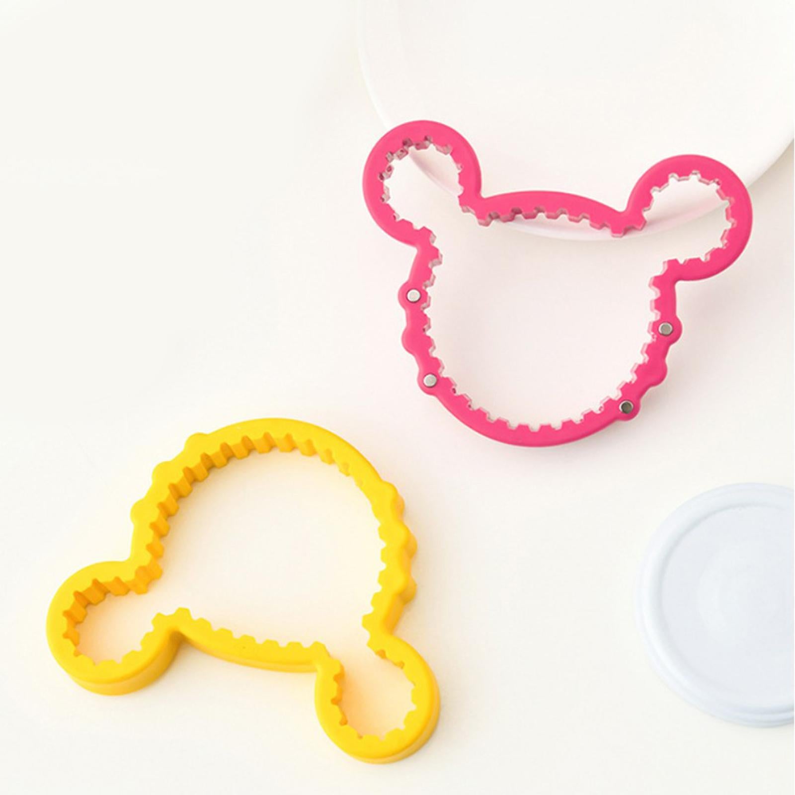 Soda Drink Jar Bottle Opener Quick Easy Beer Bottle Lid Opener Yellow Bear
