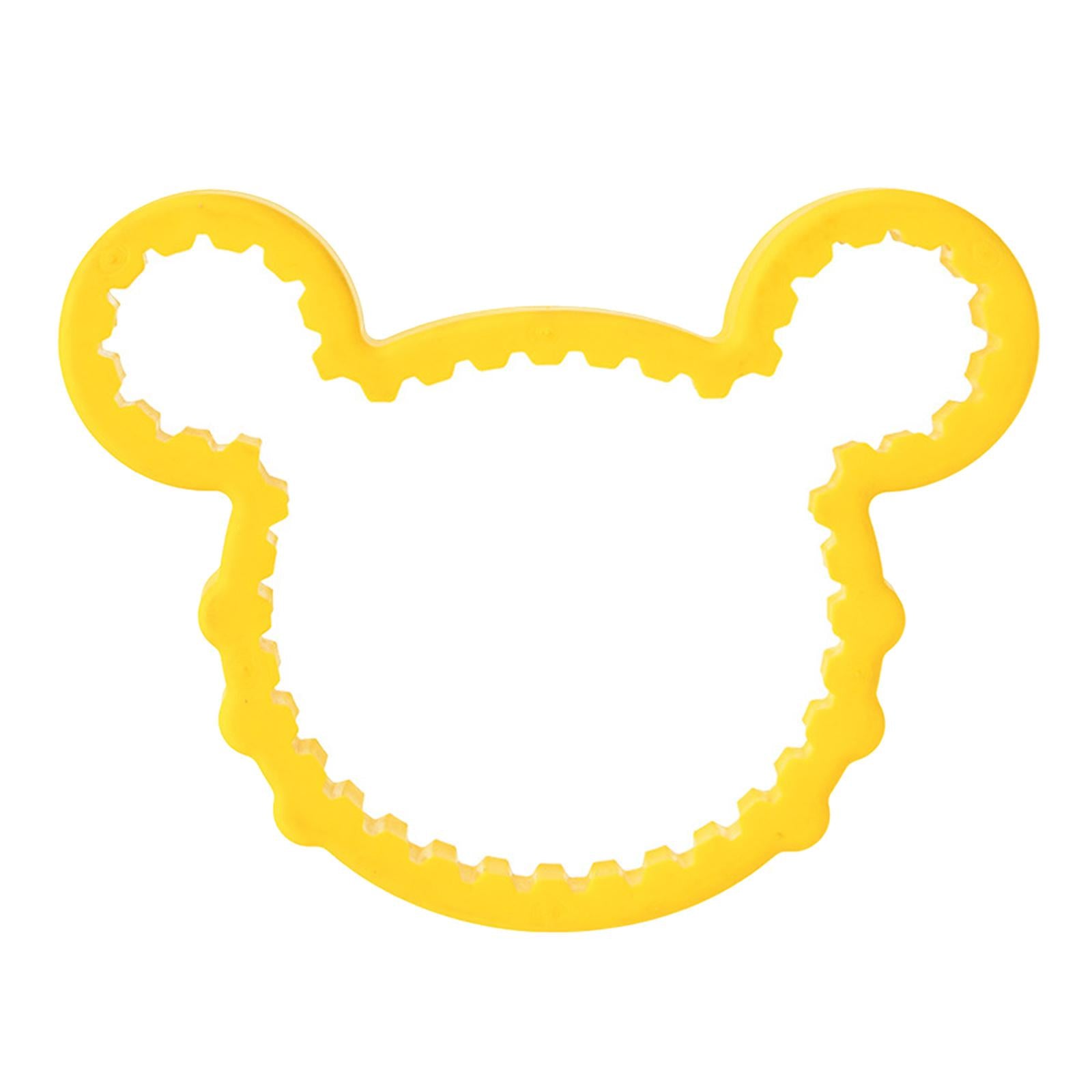 Soda Drink Jar Bottle Opener Quick Easy Beer Bottle Lid Opener Yellow Bear