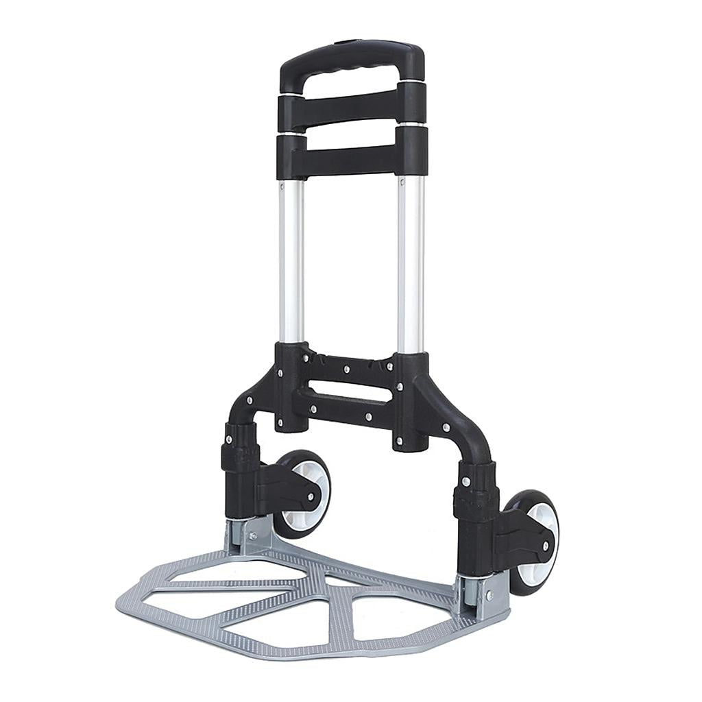 Aluminum Alloy Folding Hand Truck Portable Wheel Barrow Cart Trolley 160 lbs