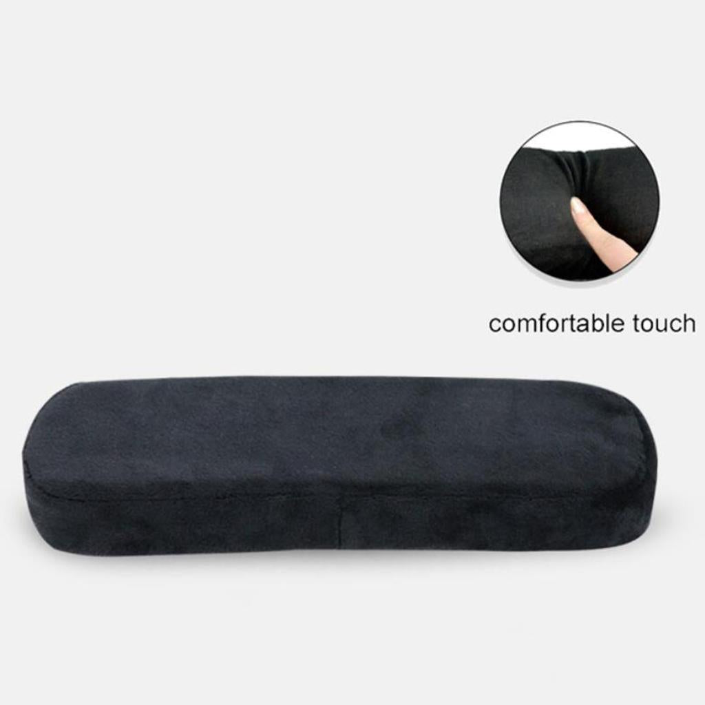 Comfort Office Chair Armrest Pads Extra Thick Cover Cushions Support Forearm black