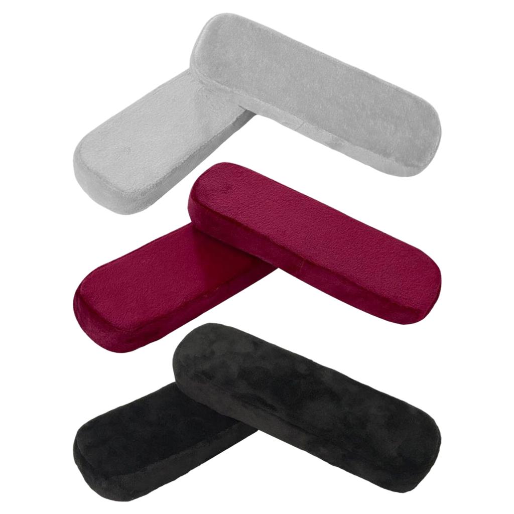 Comfort Office Chair Armrest Pads Extra Thick Cover Cushions Support Forearm black