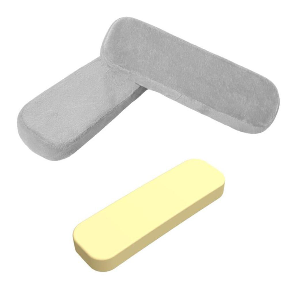 Comfort Office Chair Armrest Pads Extra Thick Cover Cushions Support Forearm gray