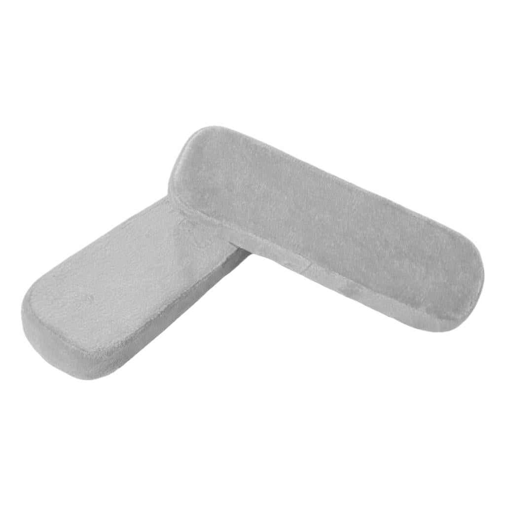 Comfort Office Chair Armrest Pads Extra Thick Cover Cushions Support Forearm gray