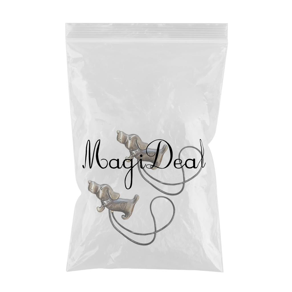 Magnetic Curtain Tie Backs Holdbacks Buckle Curtain Clips Rope Strap Bronze