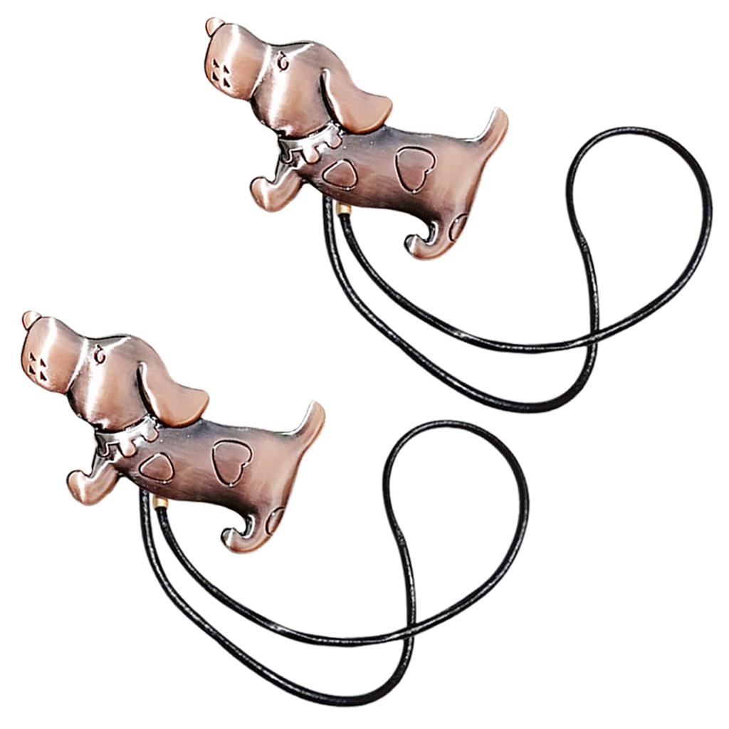 Magnetic Curtain Tie Backs Holdbacks Buckle Curtain Clips Rope Strap Copper