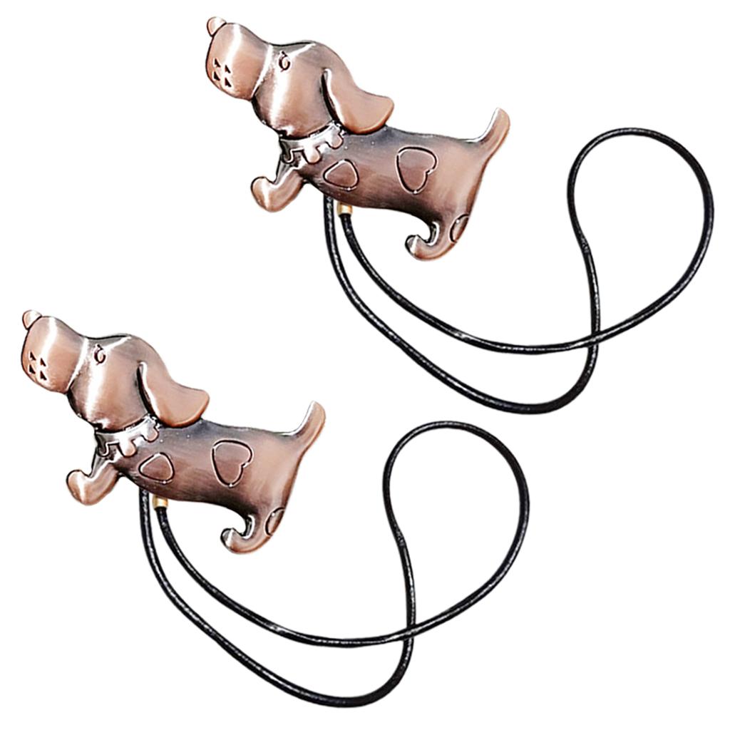 Magnetic Curtain Tie Backs Holdbacks Buckle Curtain Clips Rope Strap Copper