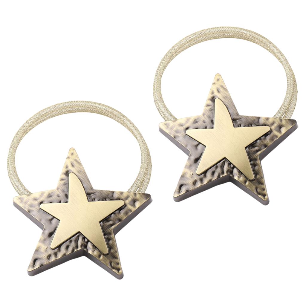 1 Pair Magnetic Curtain Tiebacks Clips Hold Curtains Drape Bedroom Decor bronze