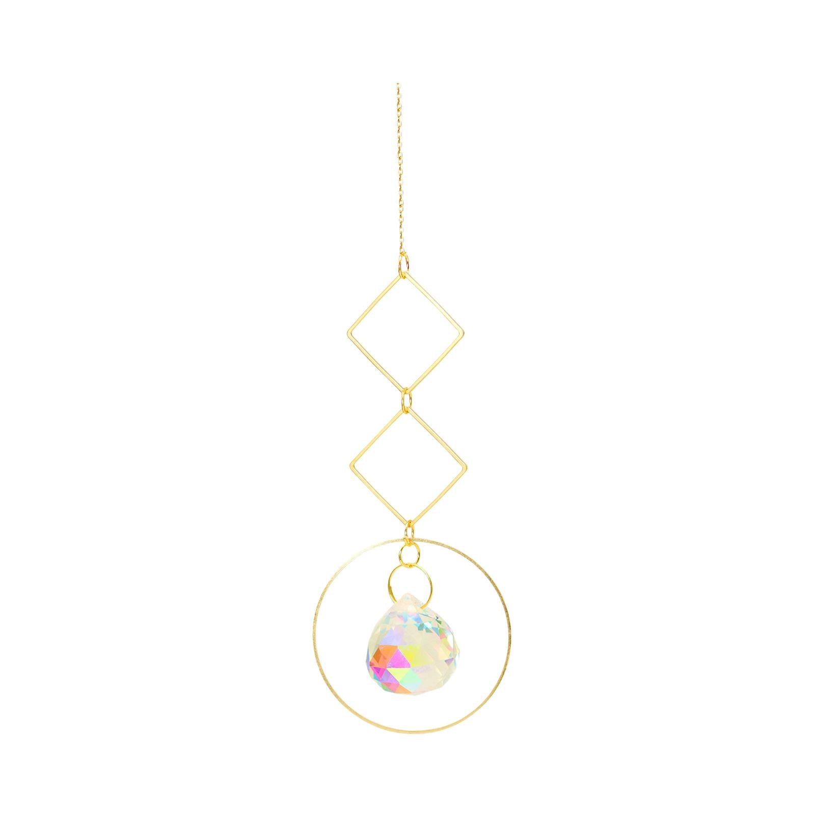 Crystal Suncatcher Rainbow Maker Yard Patio Window Hanging Decor Sun Catcher style 2