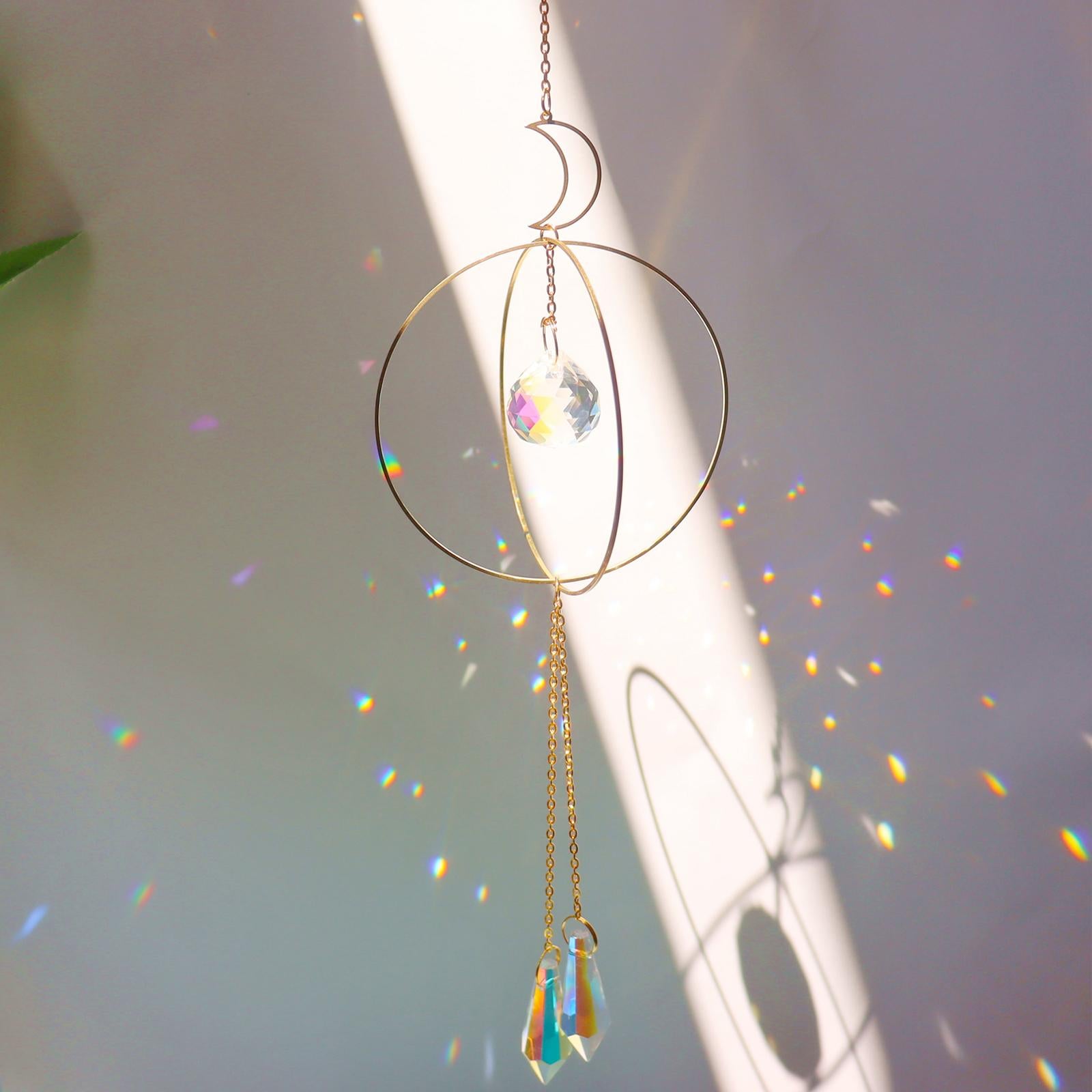 Crystal Suncatcher Rainbow Maker Yard Patio Window Hanging Decor Sun Catcher style 3