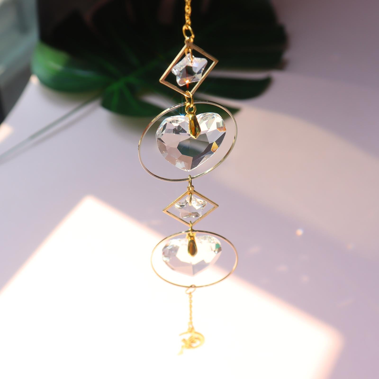 Crystal Suncatcher Rainbow Maker Yard Patio Window Hanging Decor Sun Catcher style 6