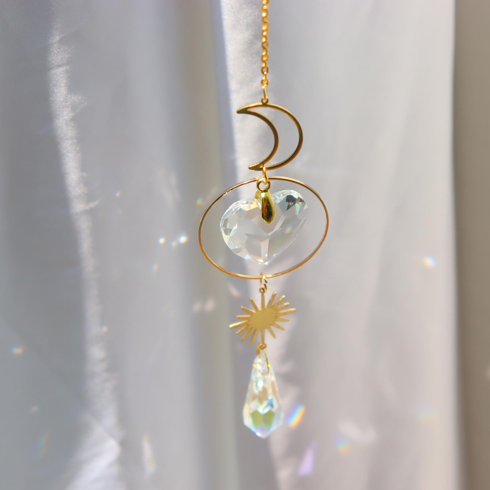 Crystal Suncatcher Rainbow Maker Yard Patio Window Hanging Decor Sun Catcher style 7