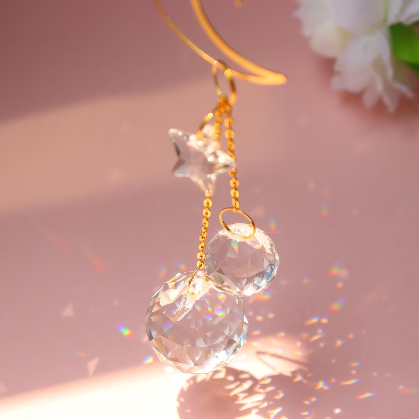 Crystal Suncatcher Rainbow Maker Yard Patio Window Hanging Decor Sun Catcher style 8