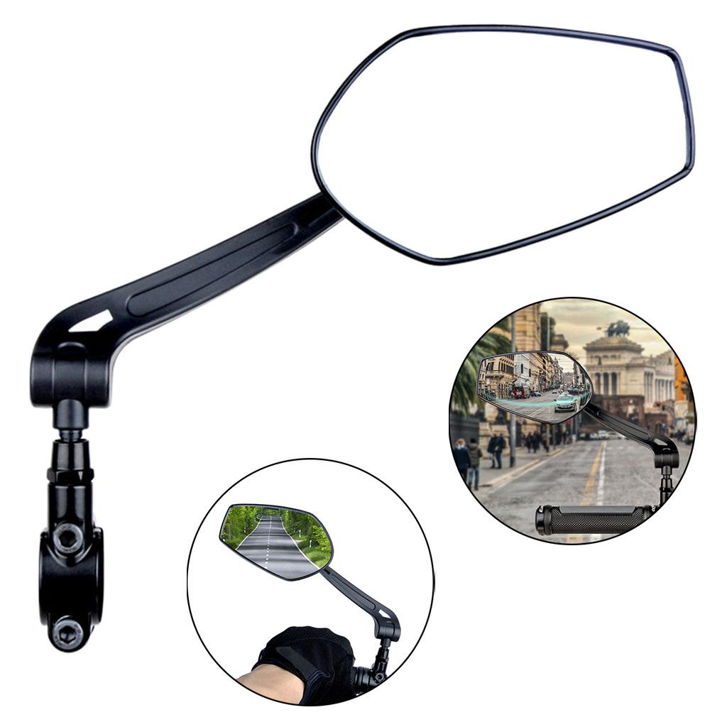 Handlebar Bike Mirror Wide Range Mountain Bike Reflector Rearview Mirror right