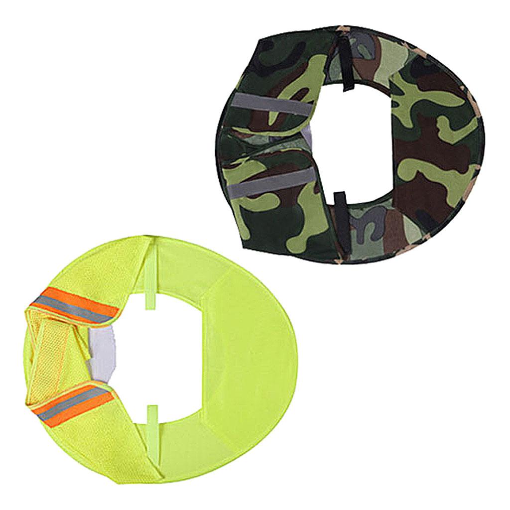 Hard Hat Sun Shield Reflective Brim Mesh Sun Shade Fluorescence