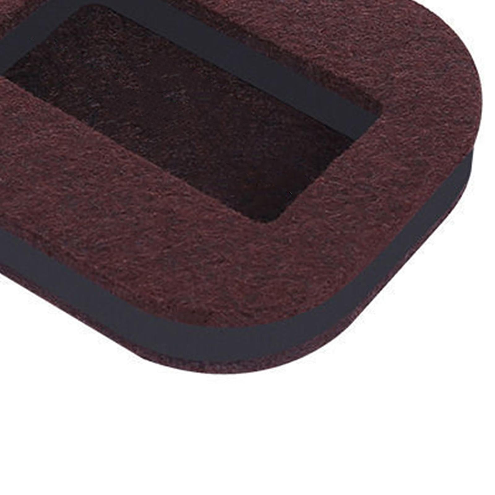 5x Furniture Cups Bed Stoppers Furniture Wheel Stoppers Felt Brown