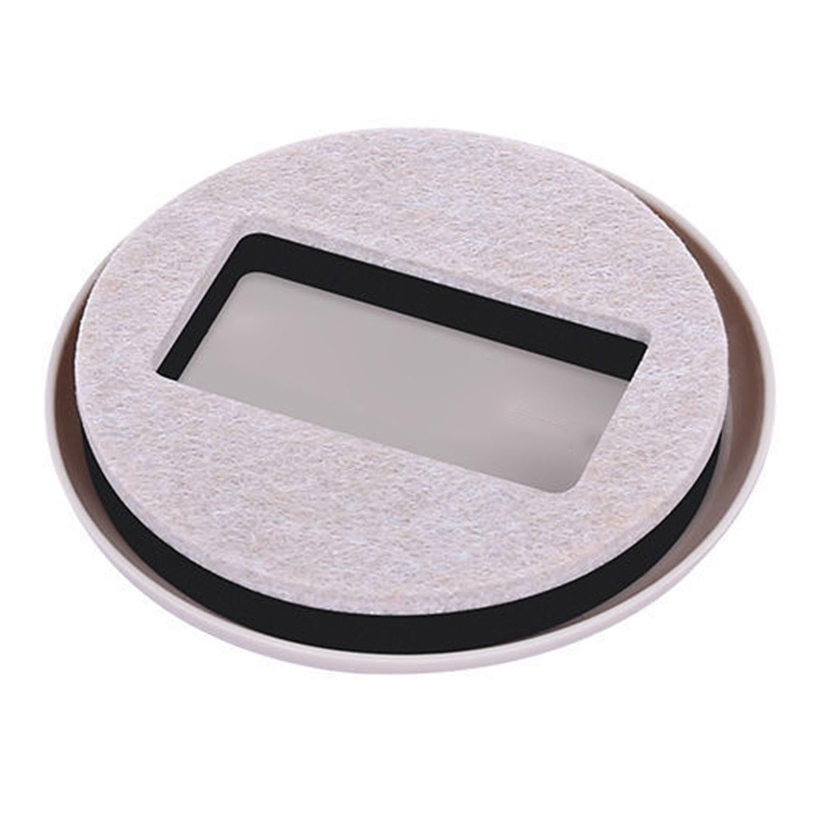 5x Furniture Cups Bed Stoppers Furniture Wheel Stoppers ABS White Black