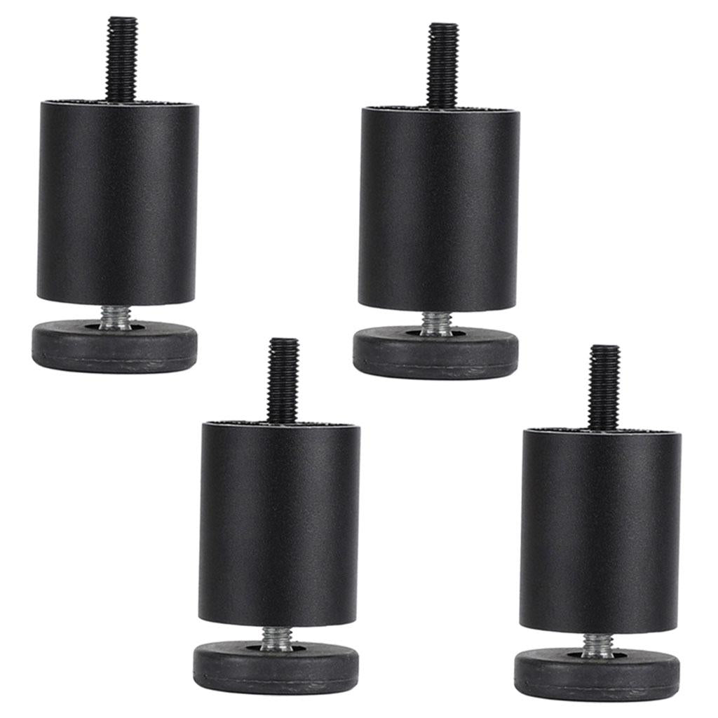 4pcs Aluminum Alloy Furniture Legs Sofa Couch Table Cabinet TV Stand Legs Black 8cm