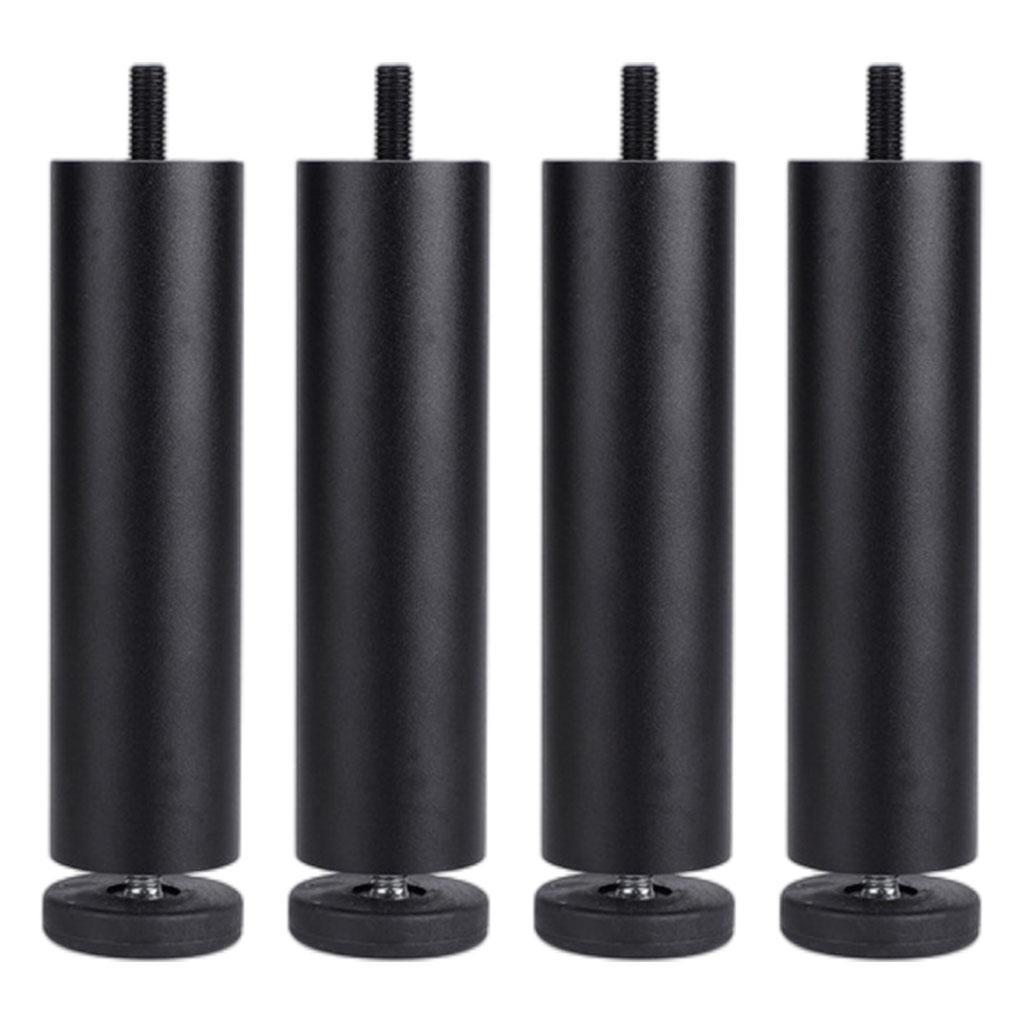 4pcs Aluminum Alloy Furniture Legs Sofa Couch Table Cabinet TV Stand Legs Black 20cm