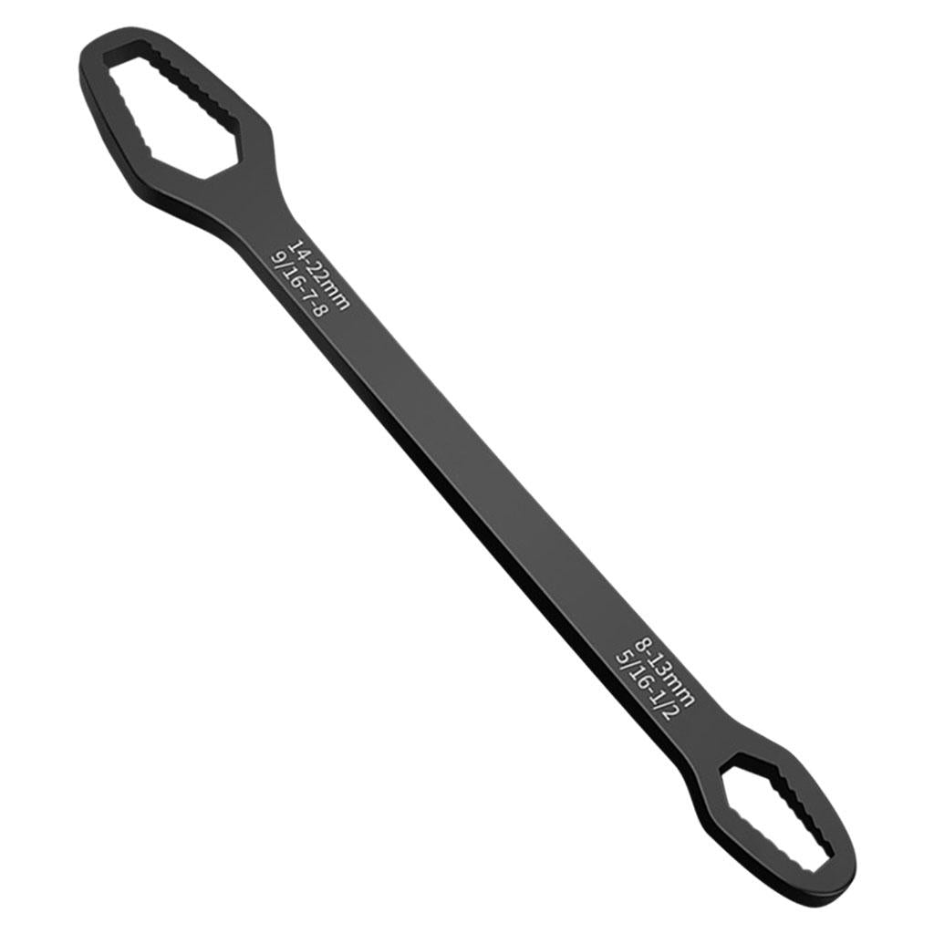 Adjustable Wrench Spanner DIY Machine Auto Bicycle Motorcycle Car Repair black