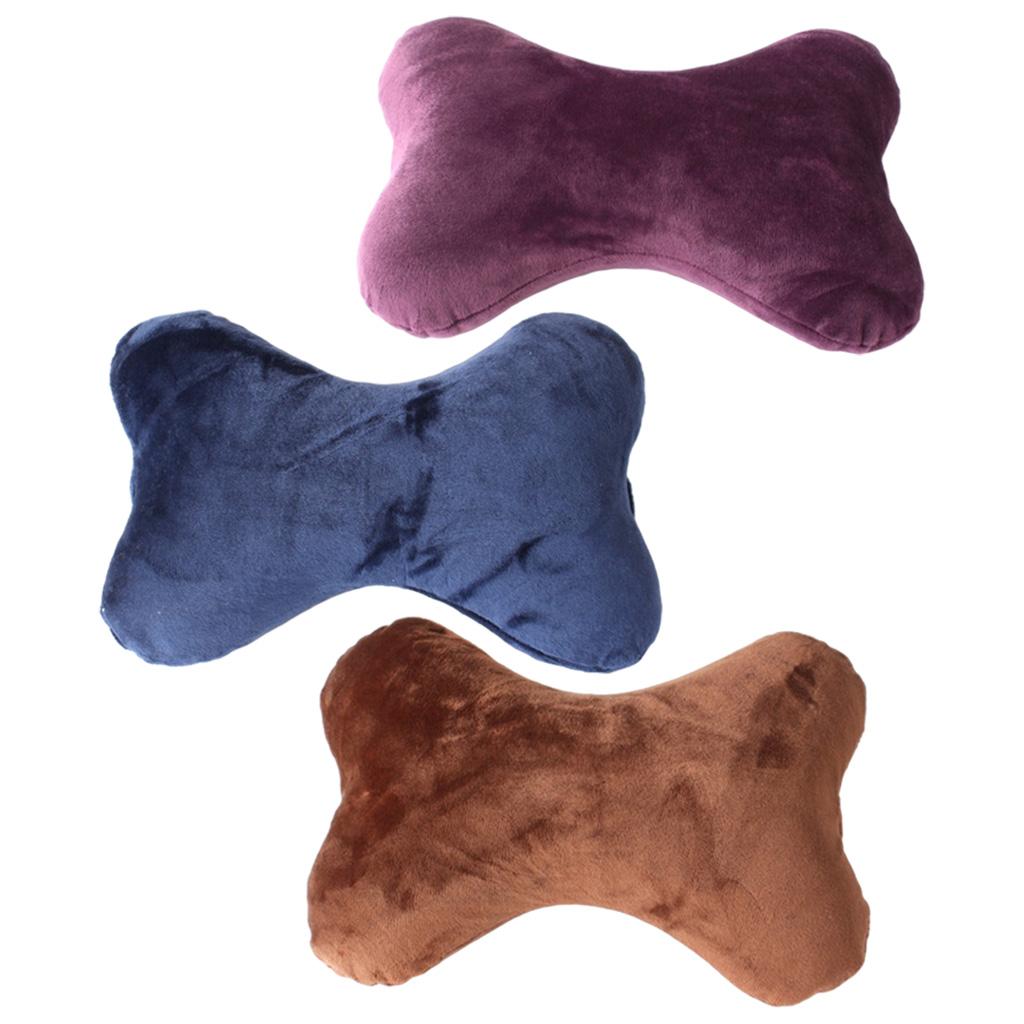 Single Car Seat Head Neck Rest Relieve Cushion Chair Support Pillow Headrest Elegant purple