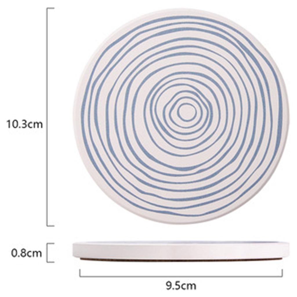 6x Placemat Table Mat Coasters Tableware Pad Heat Non-slip for Kitchen Decor
