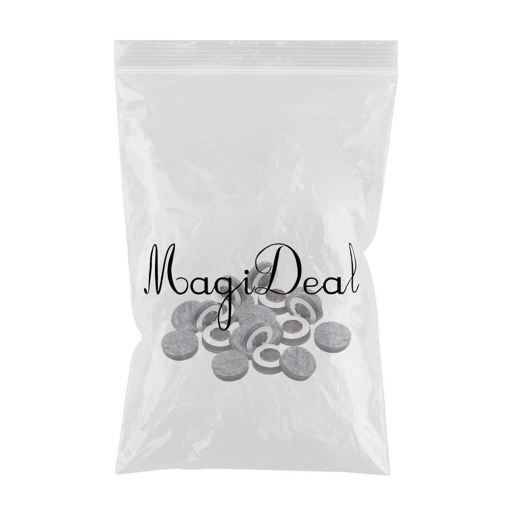 Non-slip Soft Nail-on Felt Floor Protectors Chair Leg Pad 20pcs Slide Guard 38mm Round
