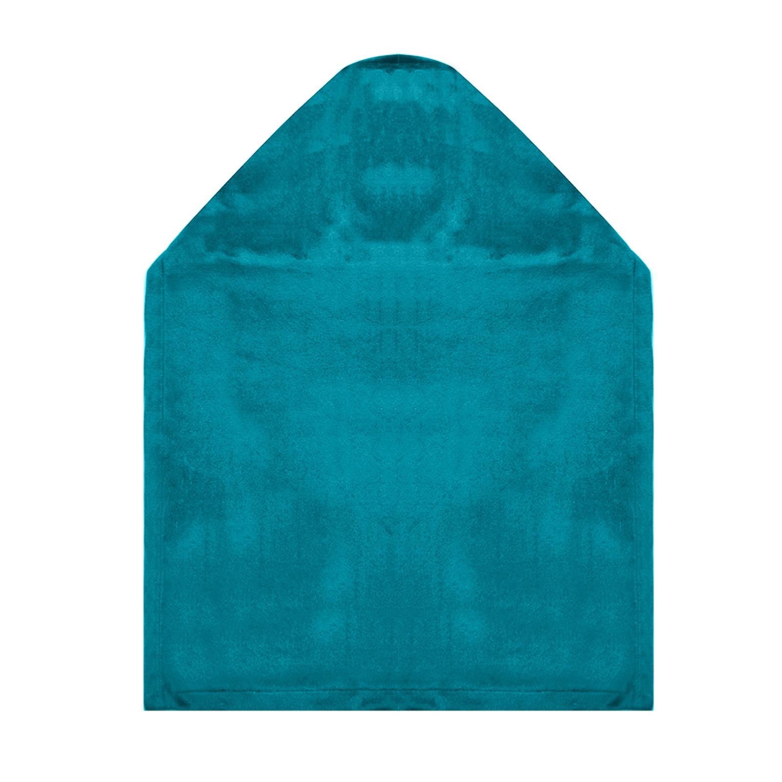 2pcs Sofa Armrest Cover Thickened Stretch Couch Arm Protector Removable Peacock Blue
