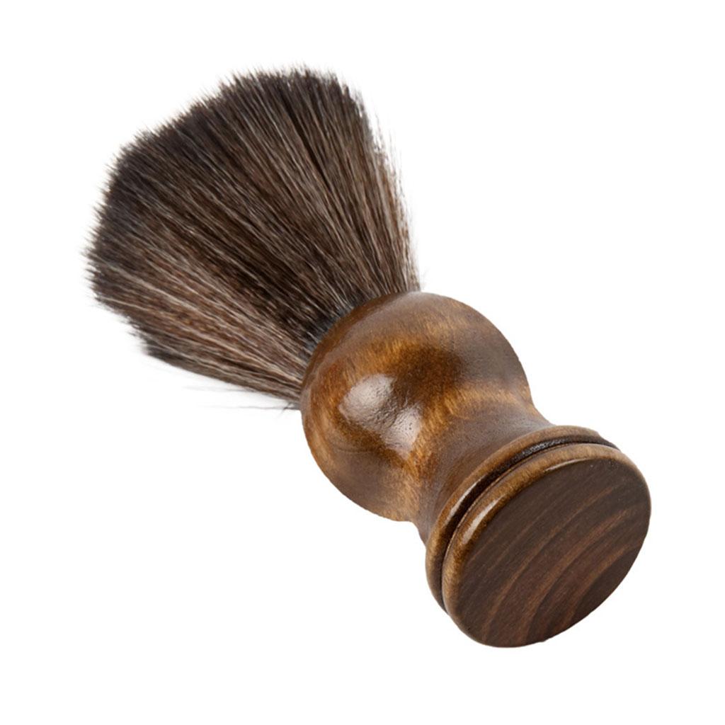 Shaving Brush with Wooden Handle Professional for Beard Shaving Brush