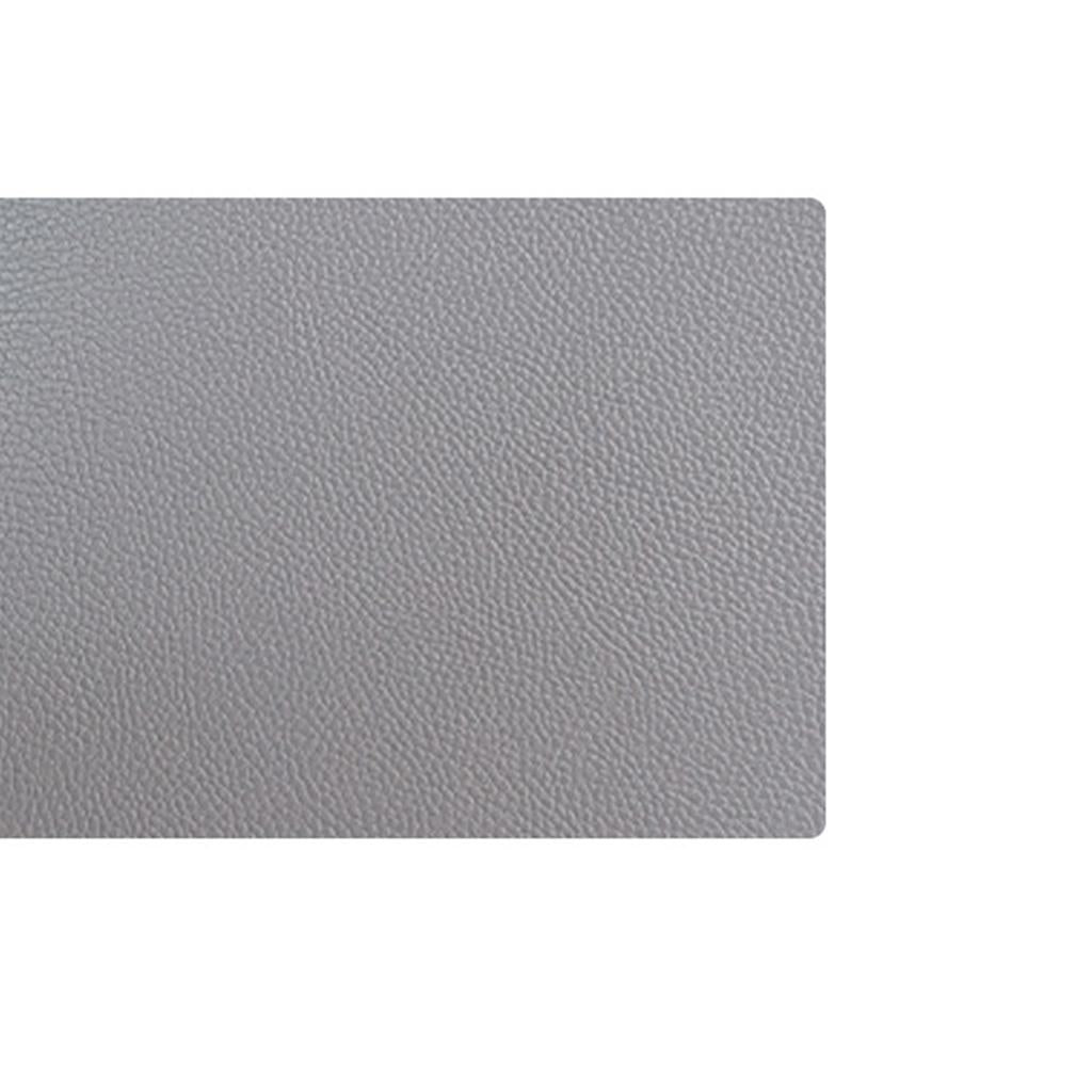 2pcs Placemat Heat Insulation Table Mat Coaster Cup Cushion for Dining Table Gray