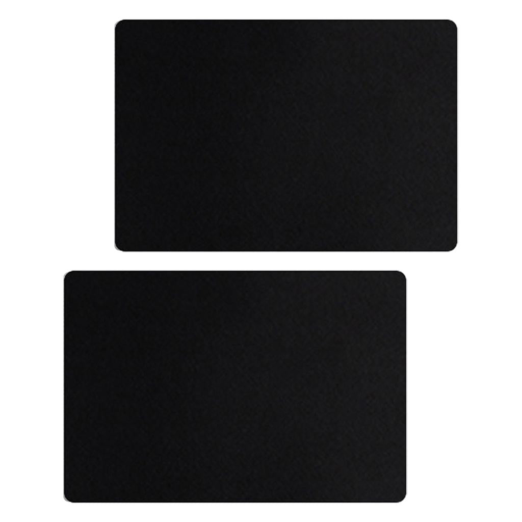 2pcs Placemat Heat Insulation Table Mat Coaster Cup Cushion for Dining Table Black