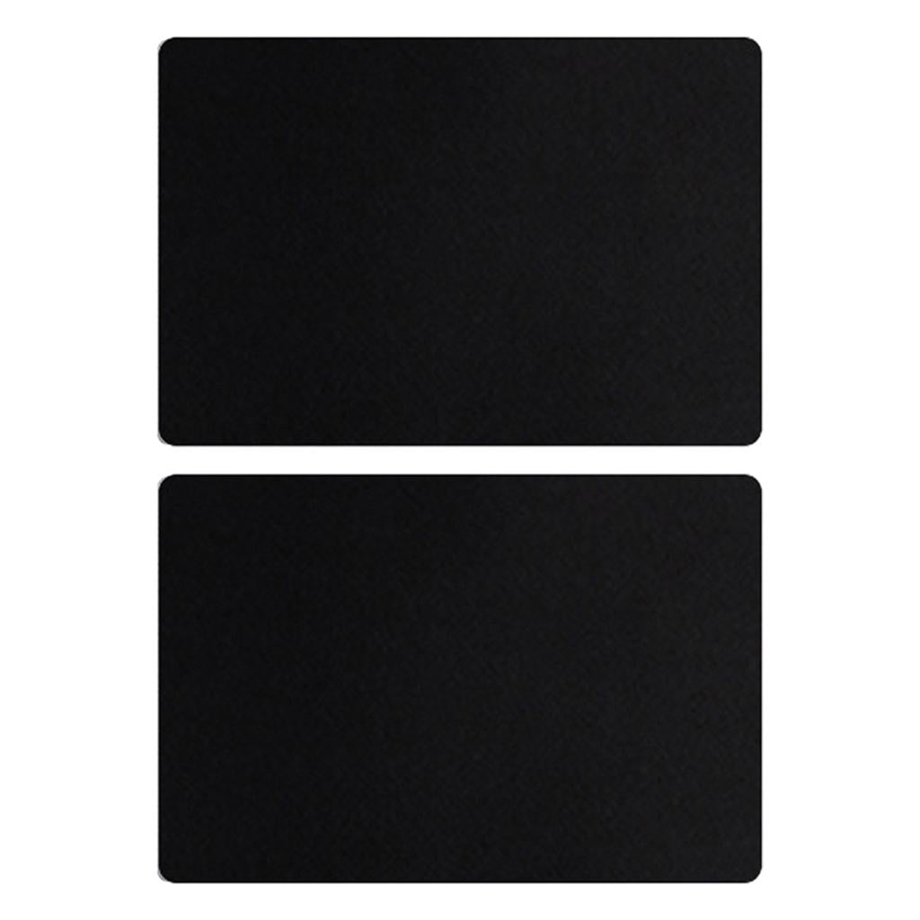 2pcs Placemat Heat Insulation Table Mat Coaster Cup Cushion for Dining Table Black