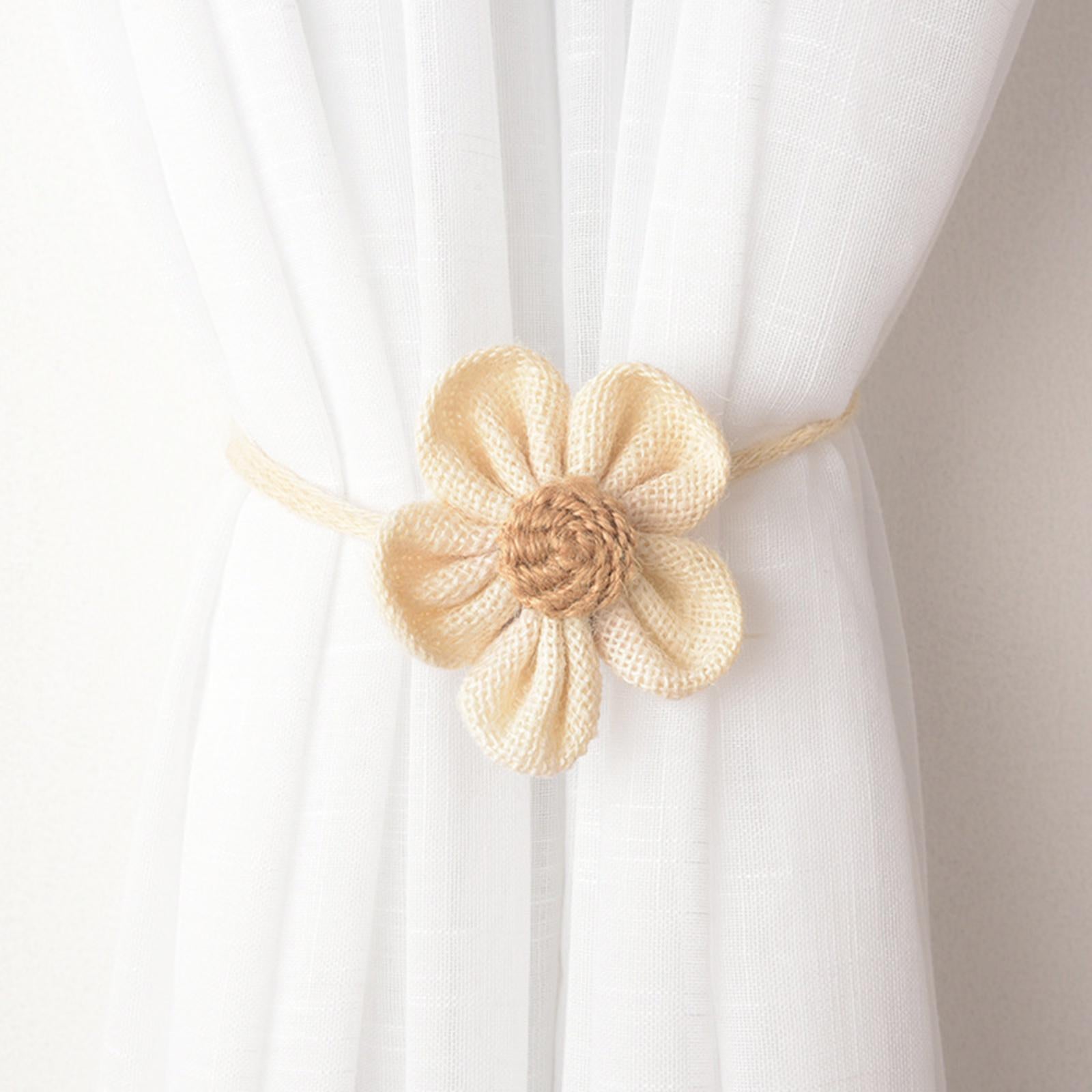Household Rope Curtain Tiebacks Home Office Decoration for Living Room Beige