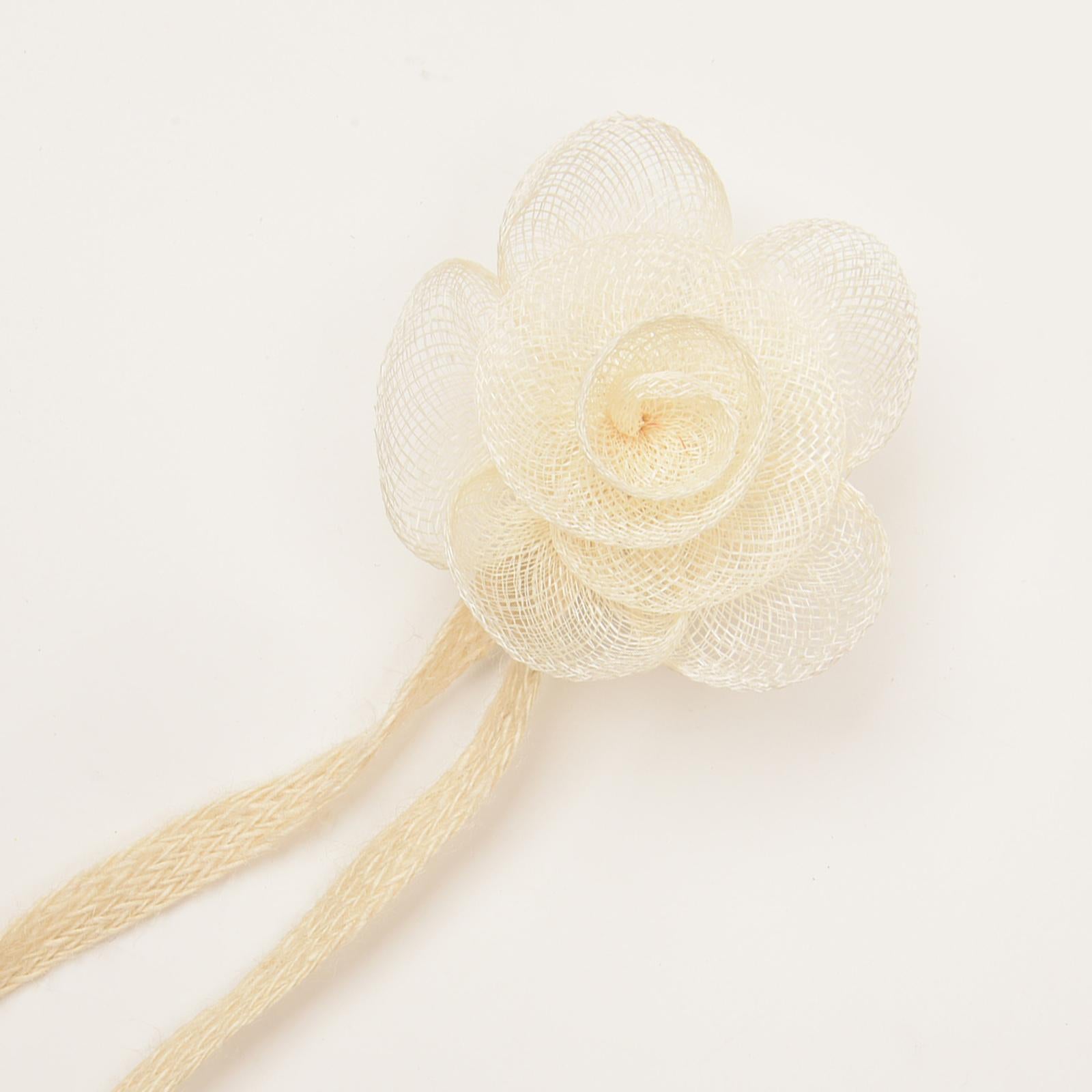 2 Pcs Household Rope Curtain Tiebacks Home Office Decoration for Living Room White