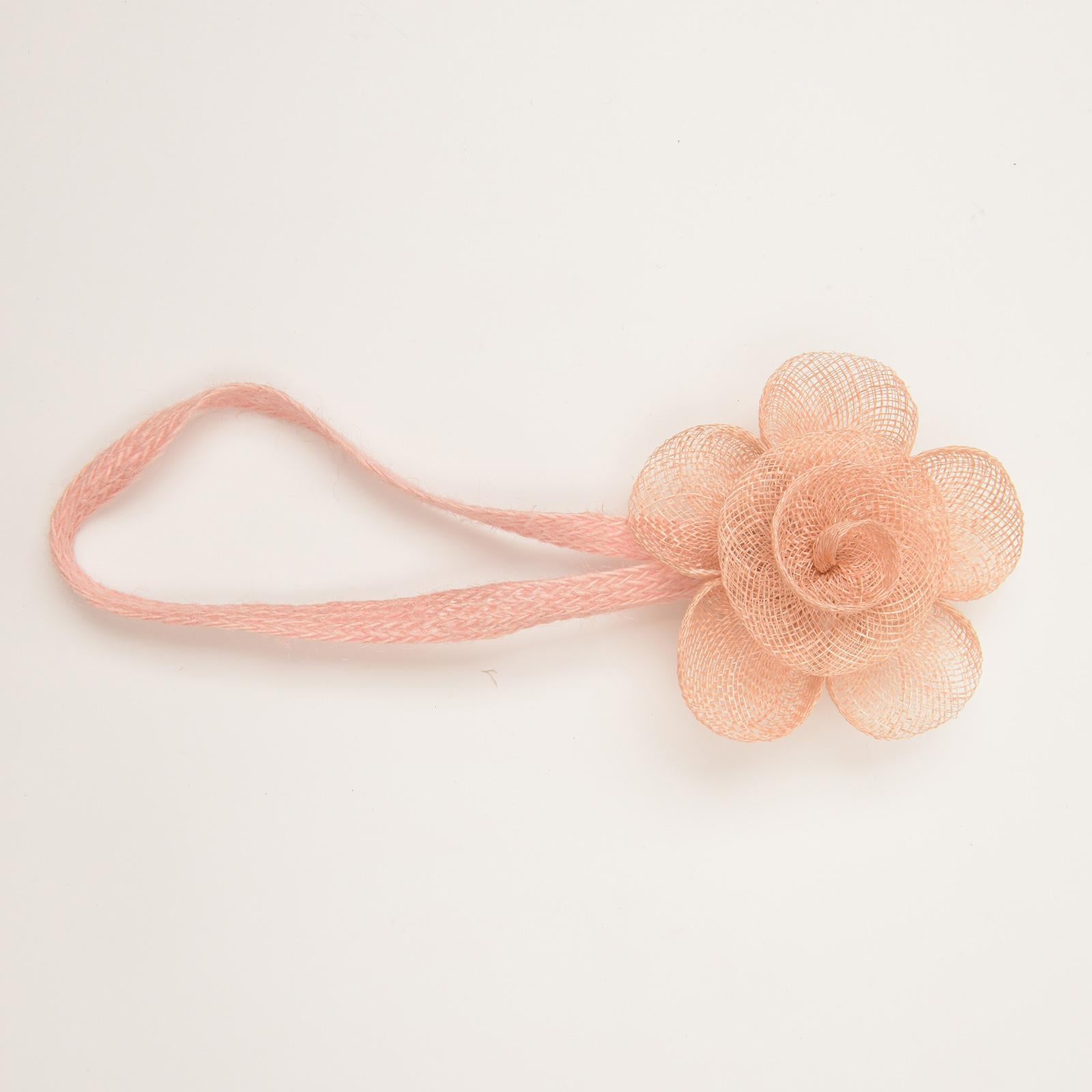 2 Pcs Household Rope Curtain Tiebacks Home Office Decoration for Living Room Lotus Starch
